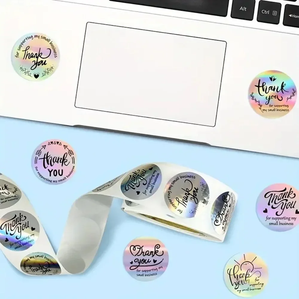 500 Thank You Stickers